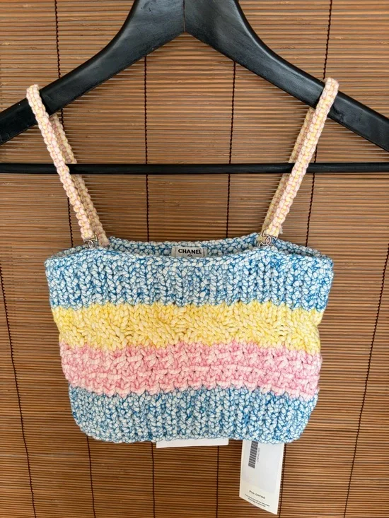 CHANEL Pastel Multicolor Crop Top - Picture 2 of 5